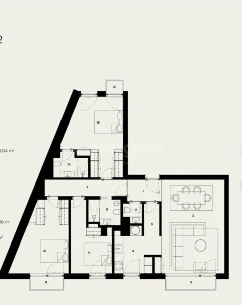 Apartamento T3 para Venda em Alcantara