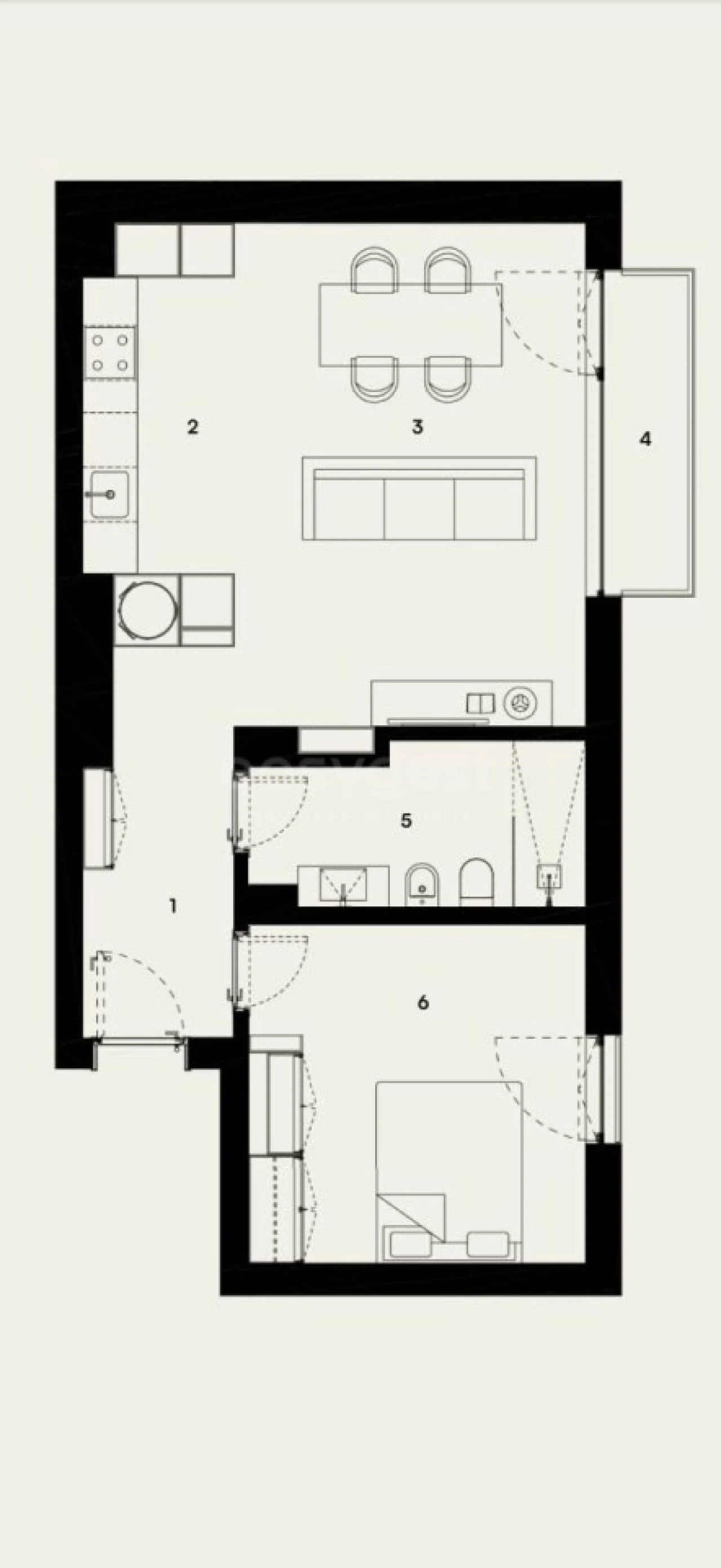 Apartamento T1 para Venda em Alcantara Foto 6