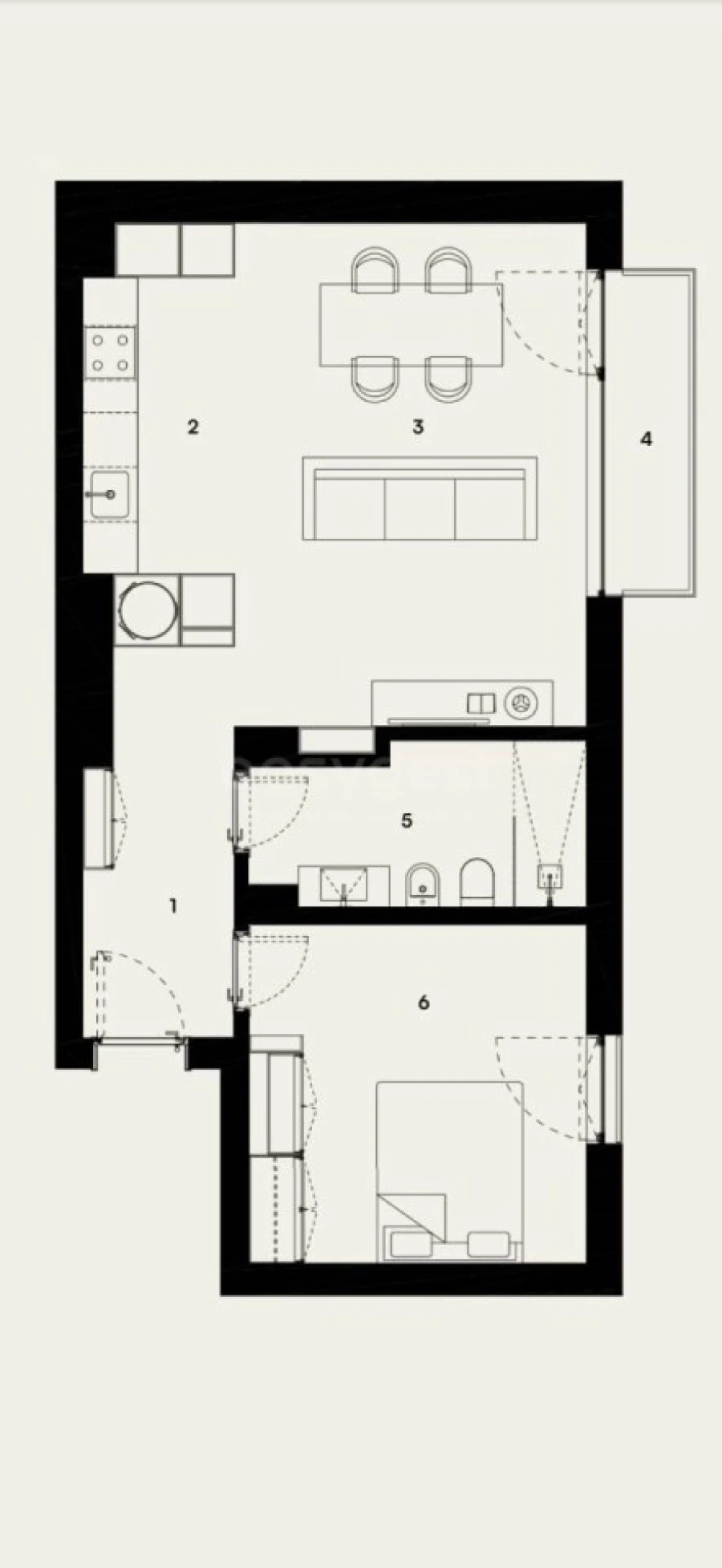 Apartamento T1 para Venda em Alcantara Foto 6