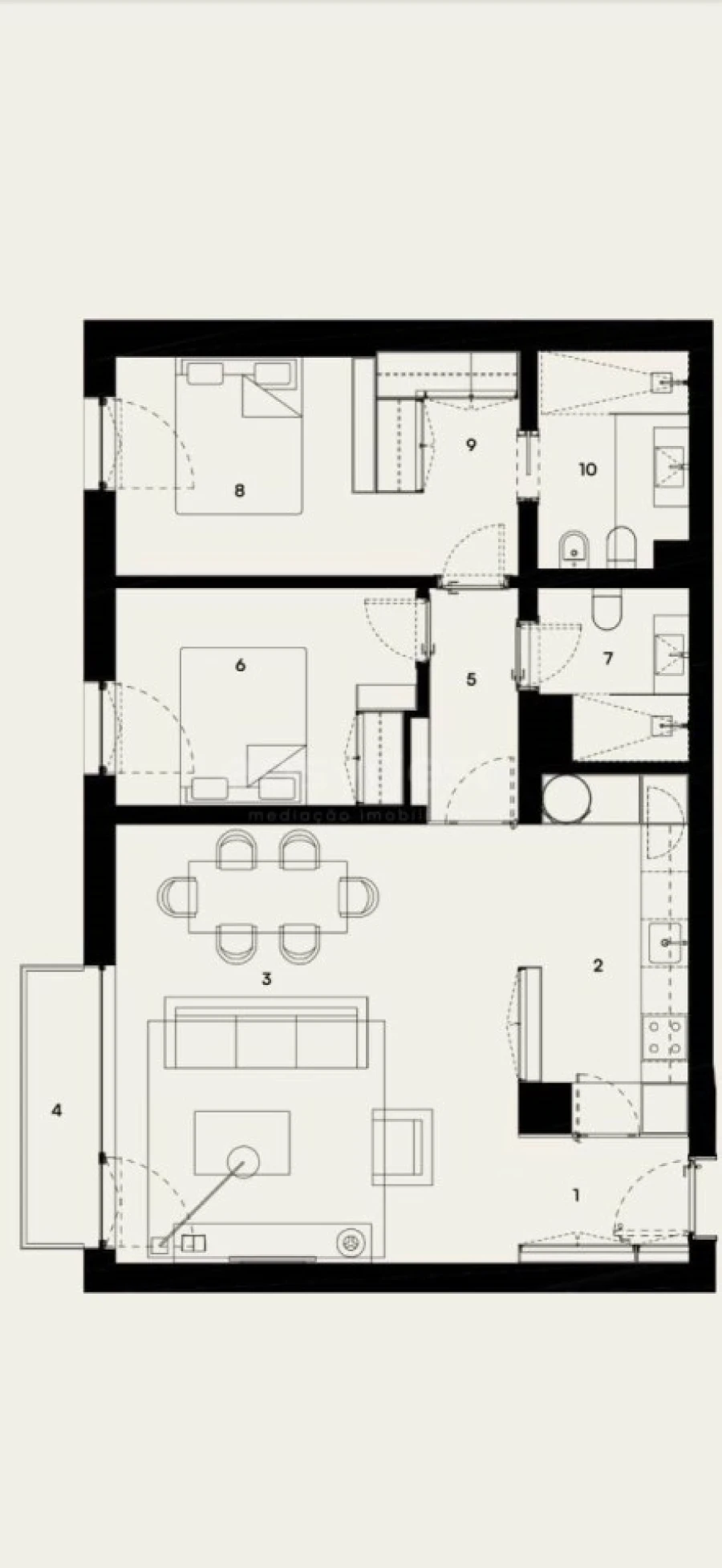 Apartamento T2 para Venda em Alcantara Foto 6