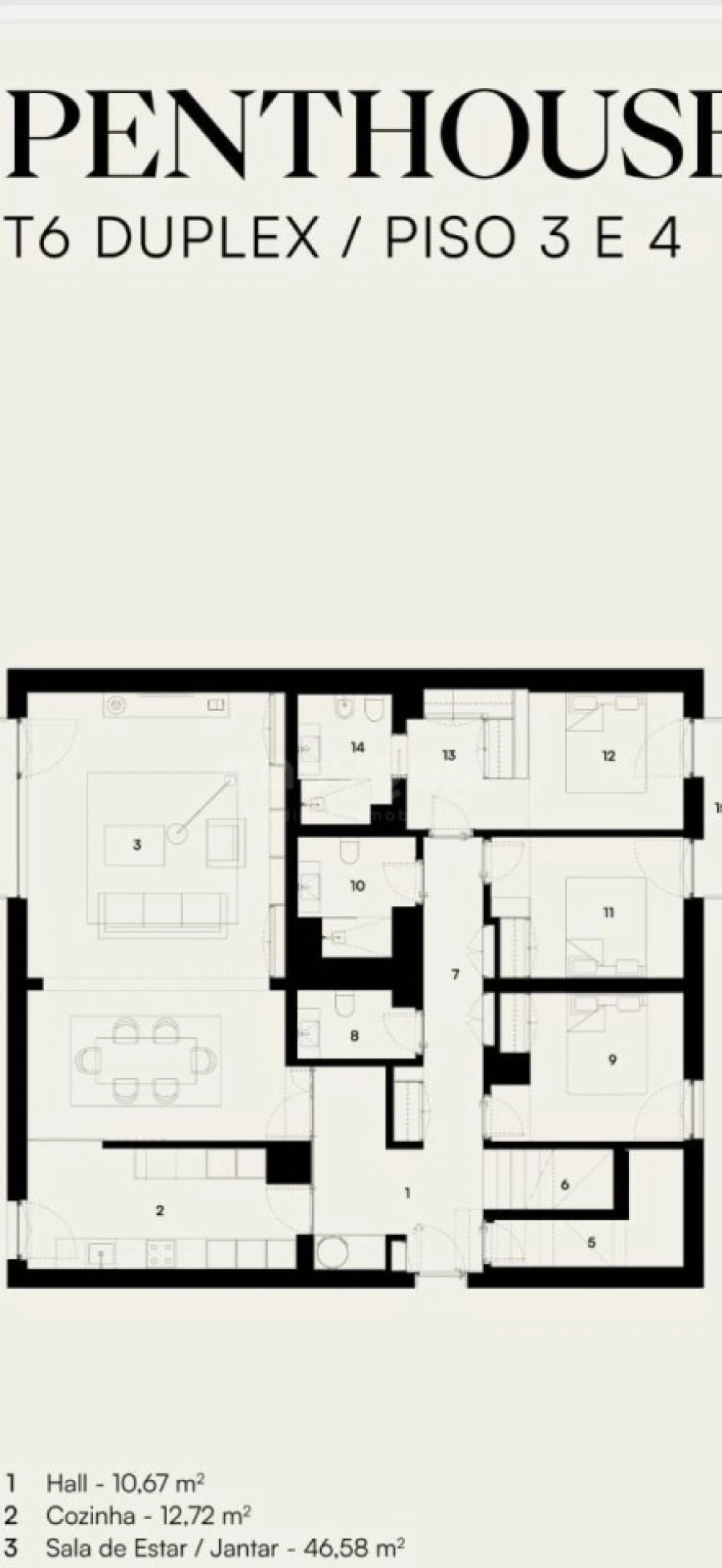 Apartamento T6 para Venda em Alcantara Foto 4