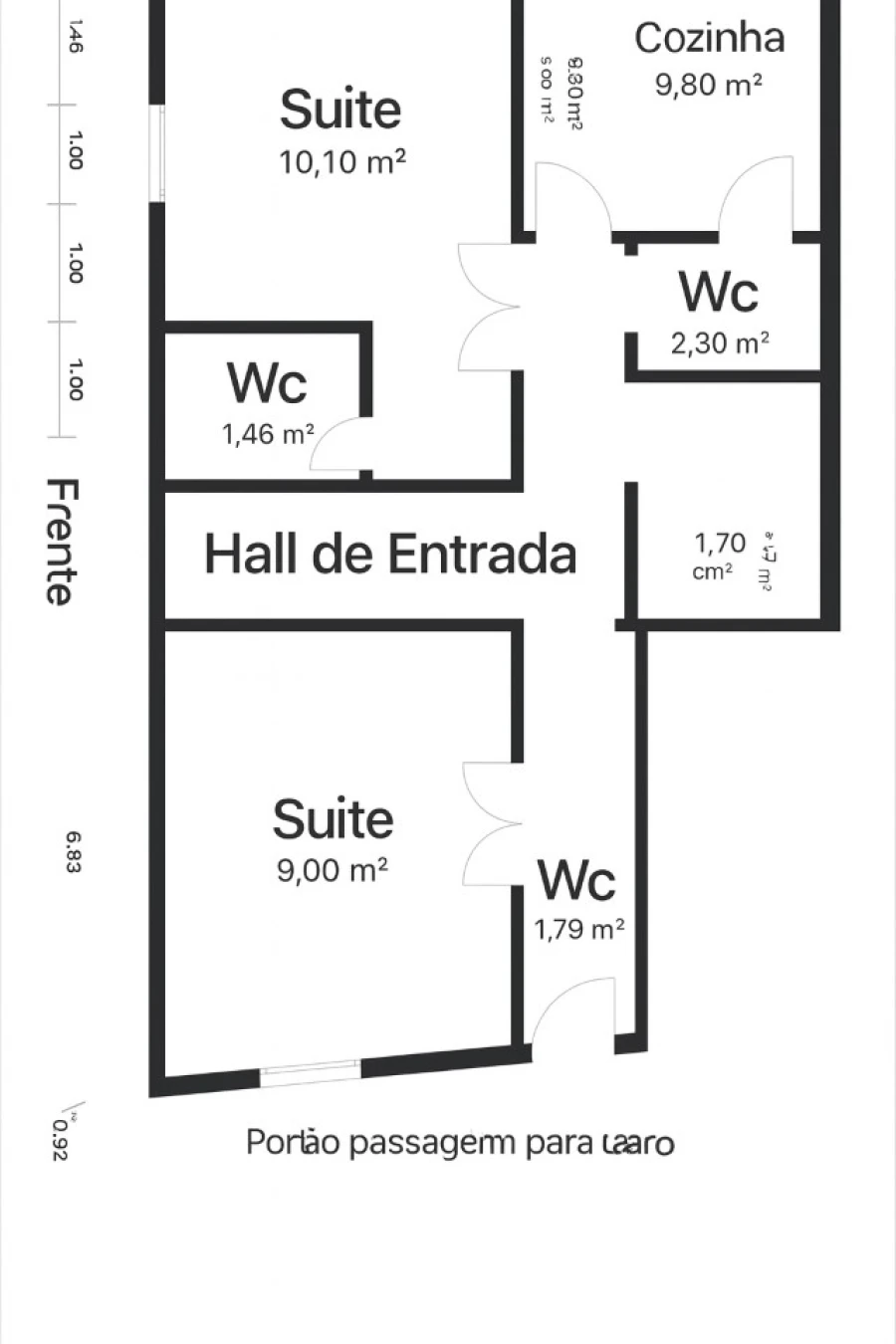 Moradia T3 para Venda em Olalhas Planta 1