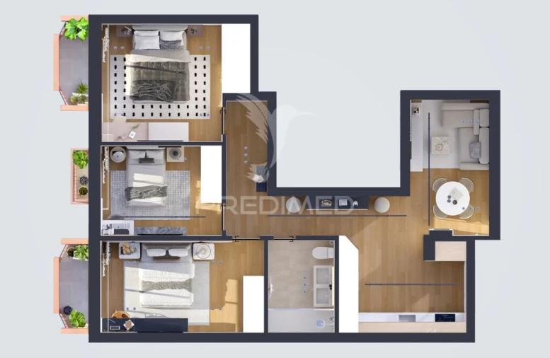 Apartamento T3 para Venda em Alto do Seixalinho, Santo André e Verderena Foto 12