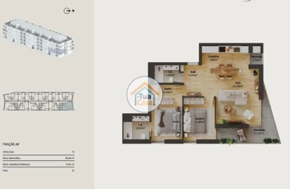 Apartamento T2 para Venda em Requeixo, Nossa Senhora de Fátima e Nariz
