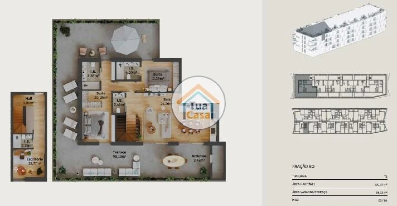 Apartamento T3 para Venda em Requeixo, Nossa Senhora de Fátima e Nariz Foto 20