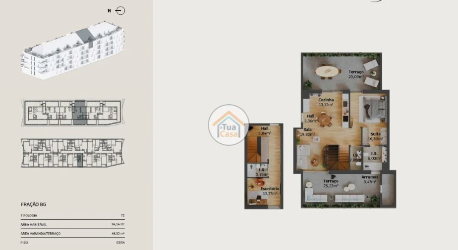 Apartamento T2 para Venda em Requeixo, Nossa Senhora de Fátima e Nariz Foto 20