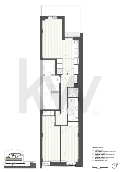 Apartamento T2 para Venda em Cedofeita, Santo Ildefonso, Sé, Miragaia, São Nicolau e Vitória
