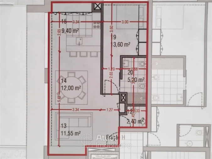Apartamento T1 para Venda em Ponte Foto 27