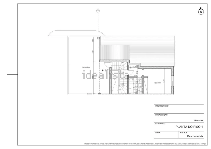 Moradia T3 para Venda em Quarteira Planta 2