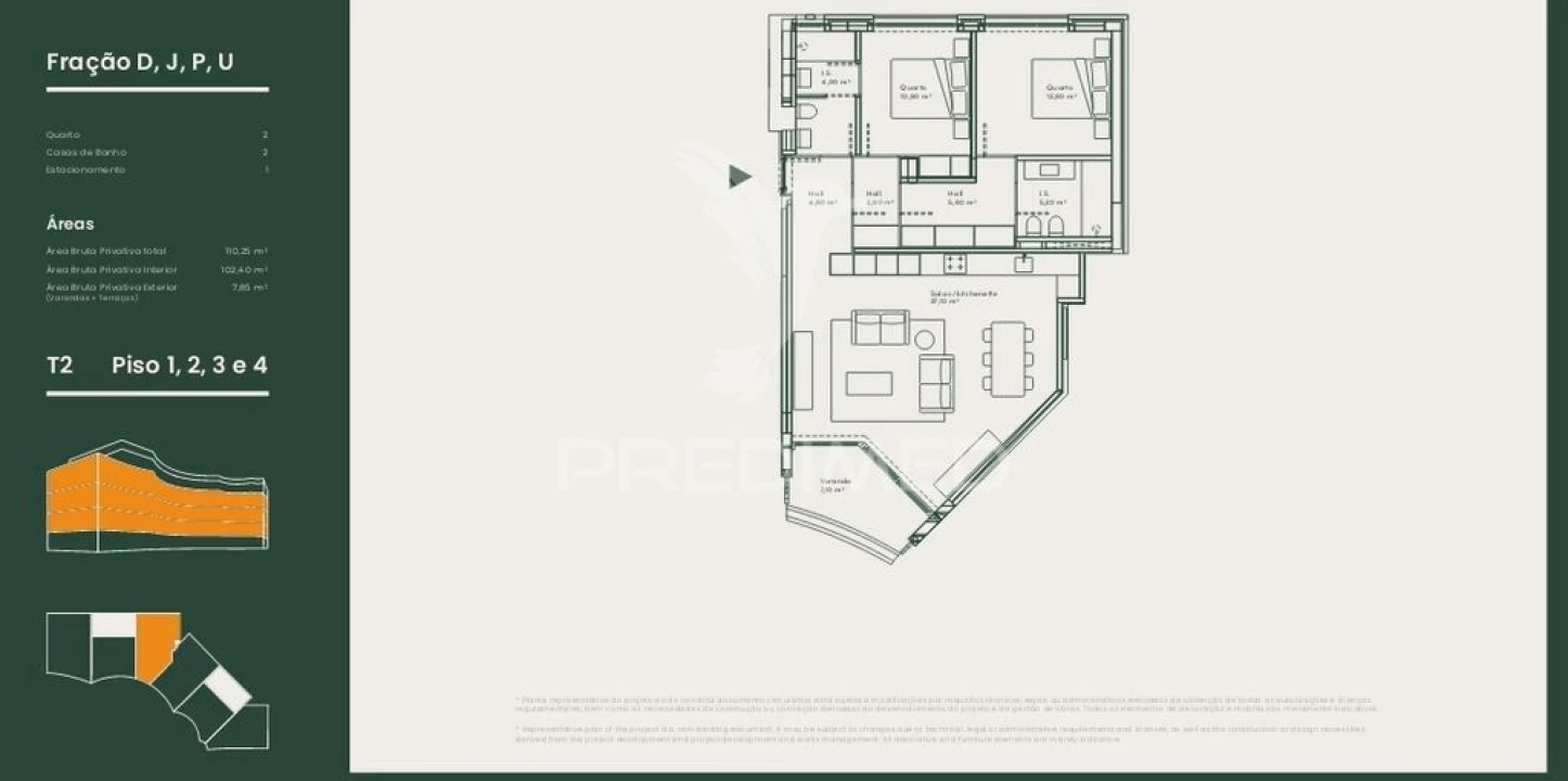 Apartamento T2 para Venda em Sines Foto 3