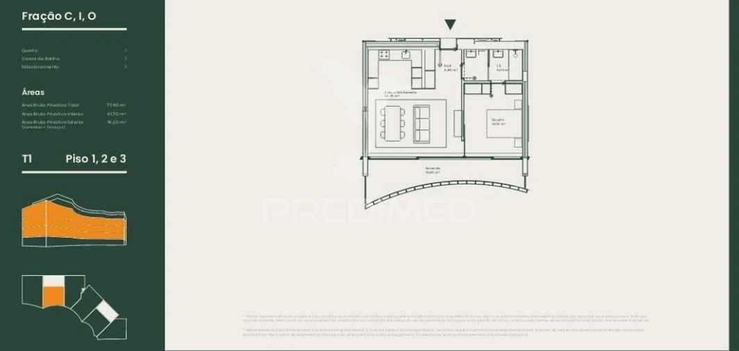 Apartamento T1 para Venda em Sines Foto 3