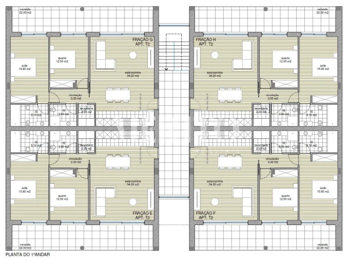 Apartamento T2 para Venda em Tamel (Santa Leocádia) e Vilar do Monte Foto 10