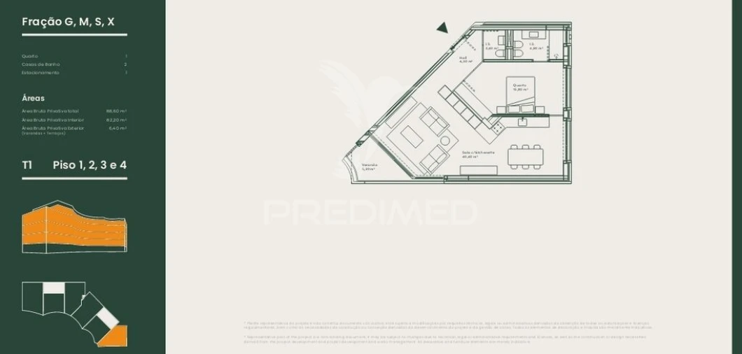 Apartamento T1 para Venda em Sines Foto 2