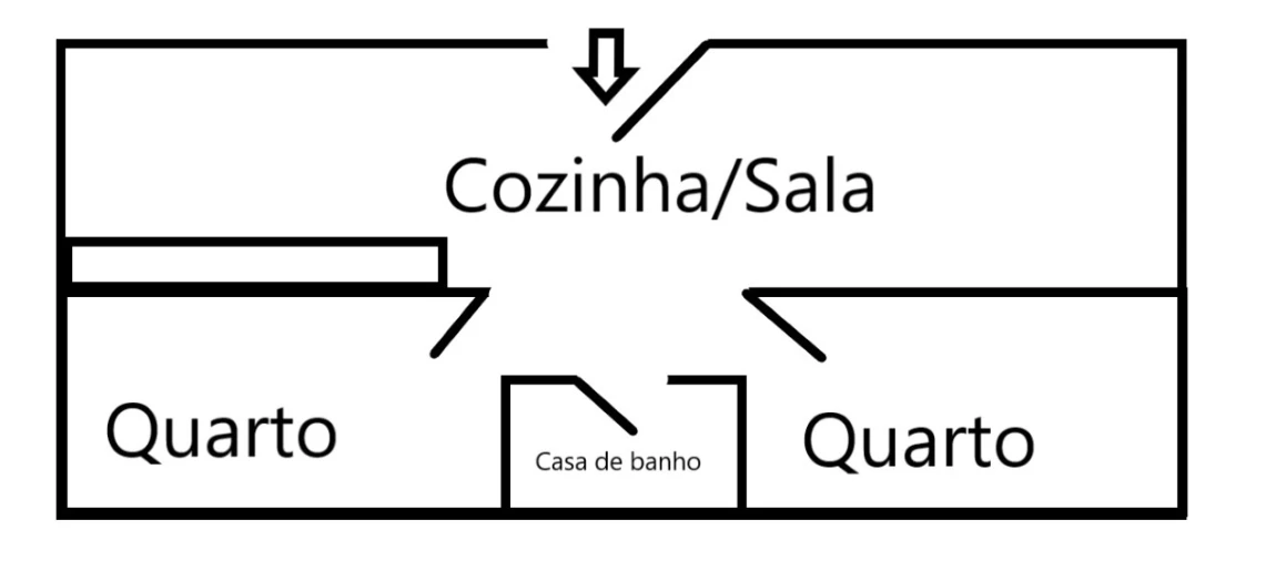 Apartamento T2 para Venda em Benfica Planta 1
