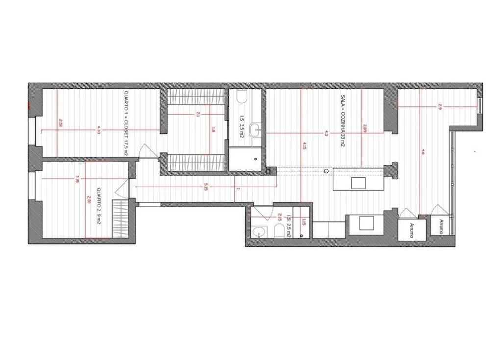 Apartamento T2 para Venda em Campo de Ourique Foto 39