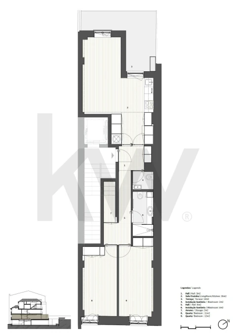 Apartamento T2 para Venda em Cedofeita, Santo Ildefonso, Sé, Miragaia, São Nicolau e Vitória