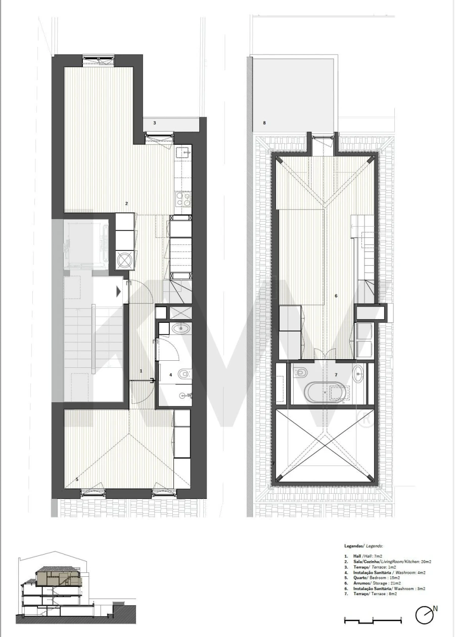 Apartamento T2 para Venda em Cedofeita, Santo Ildefonso, Sé, Miragaia, São Nicolau e Vitória Foto 32