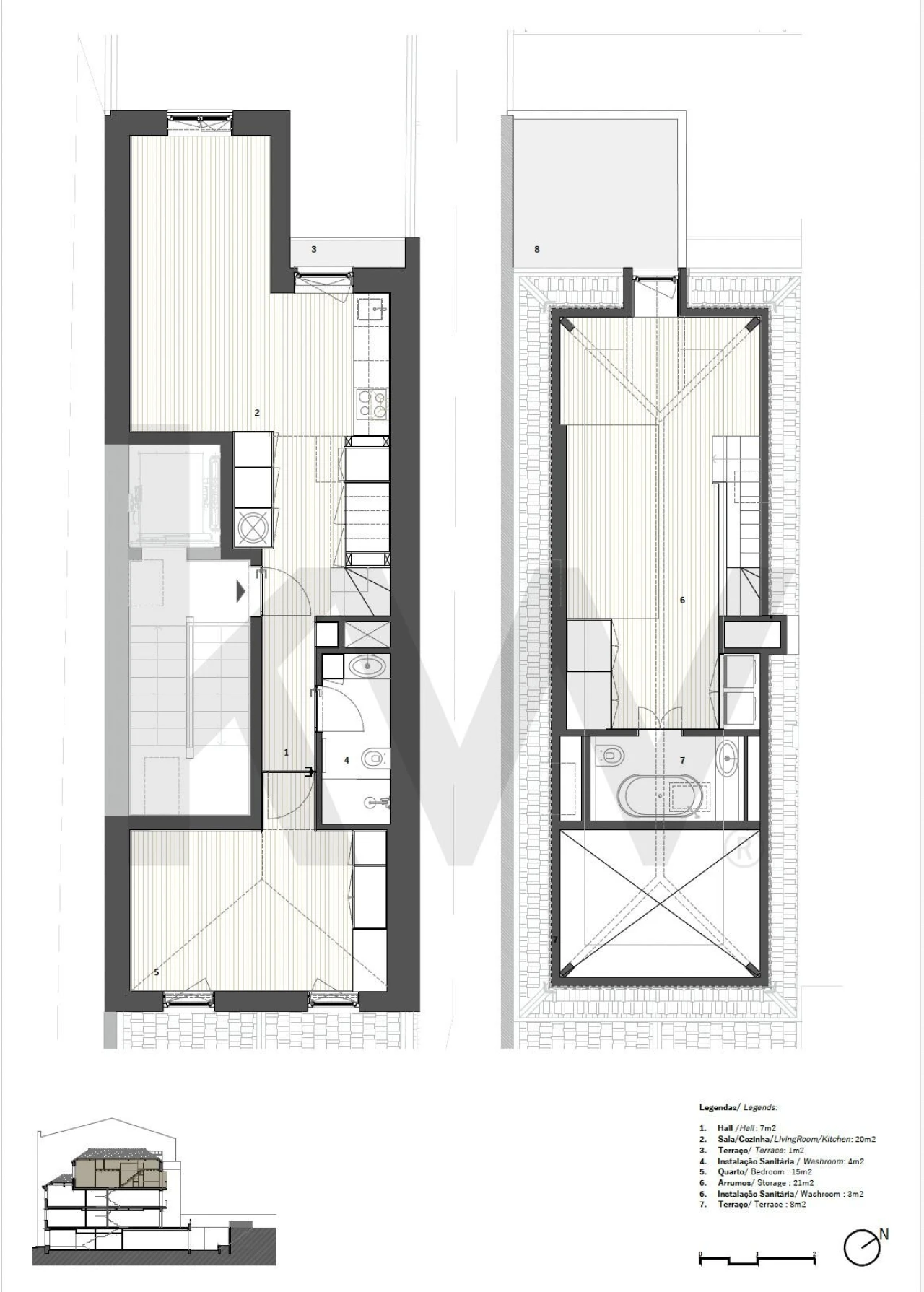 Apartamento T2 para Venda em Cedofeita, Santo Ildefonso, Sé, Miragaia, São Nicolau e Vitória Foto 32