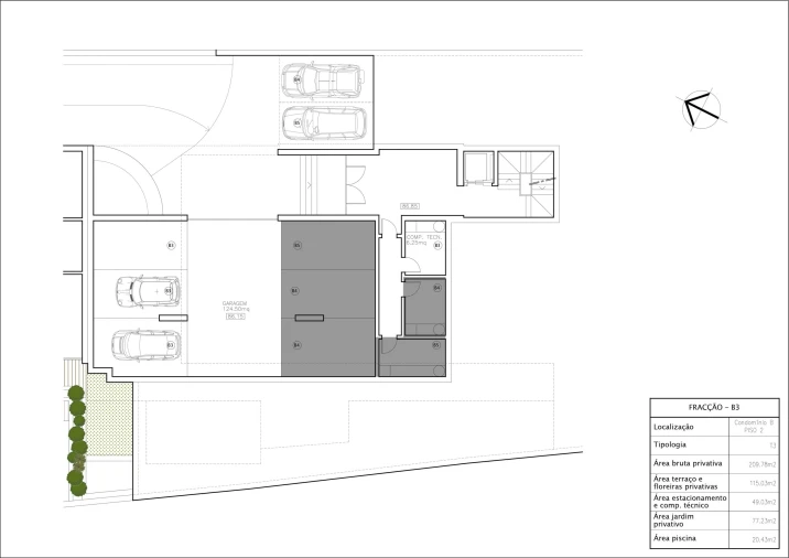 Apartamento T3 para Venda em Cascais e Estoril Planta 2