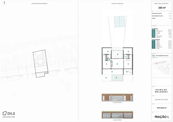Apartamento T2 para Venda em São Francisco da Serra Planta 1