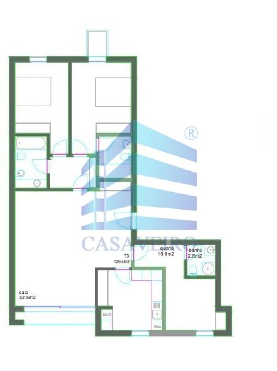 Apartamento T3 para Venda em Glória e Vera Cruz Foto 19