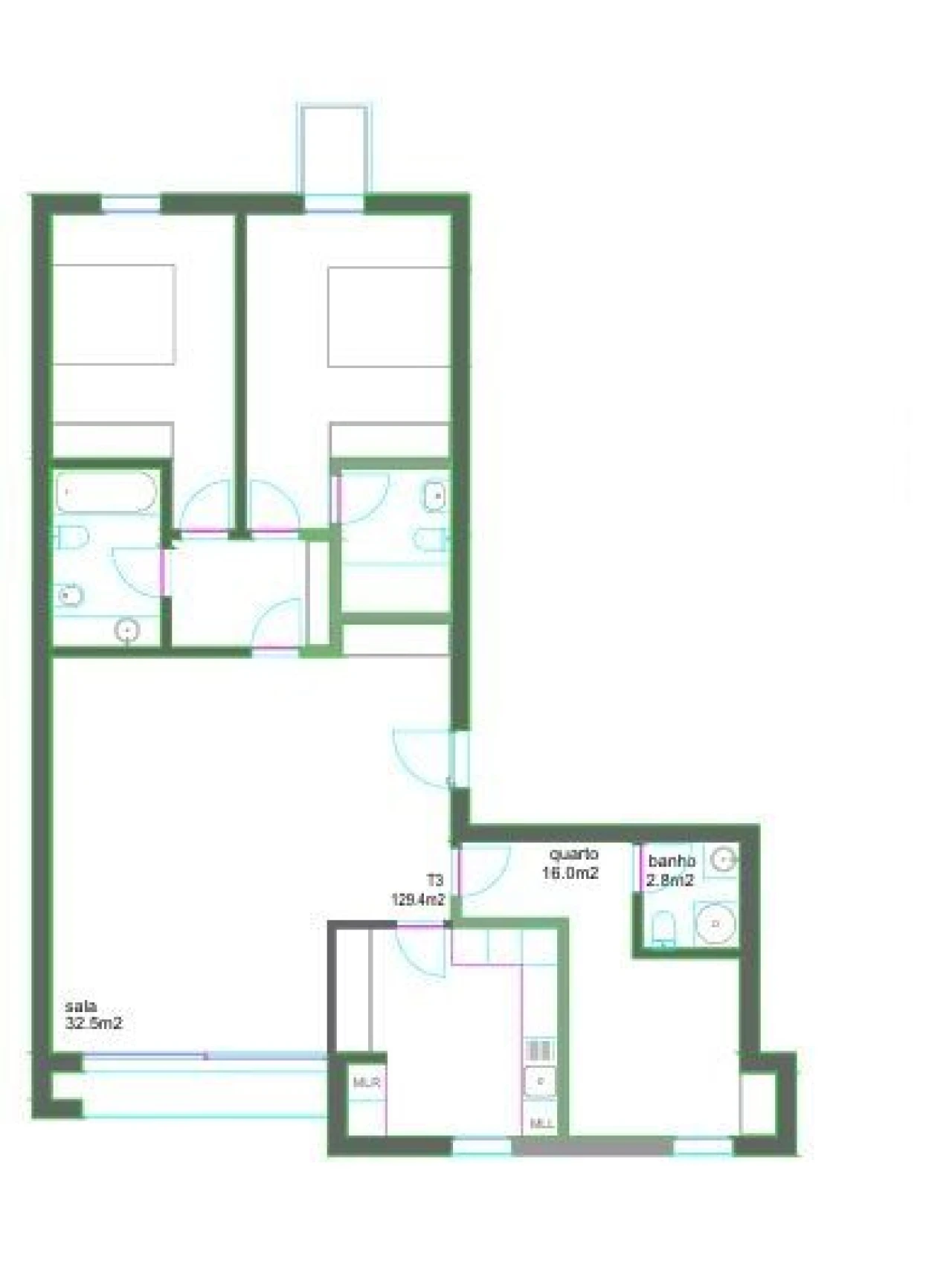 Apartamento T3 para Venda em Glória e Vera Cruz Foto 28