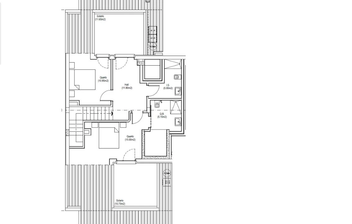 Apartamento T3 para Venda em Glória e Vera Cruz Planta 2