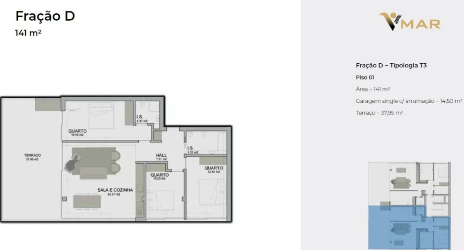 Apartamento T3 para Venda em Gafanha da Boa Hora Foto 18