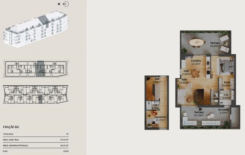 Apartamento T2 para Venda em Glória e Vera Cruz Foto 18