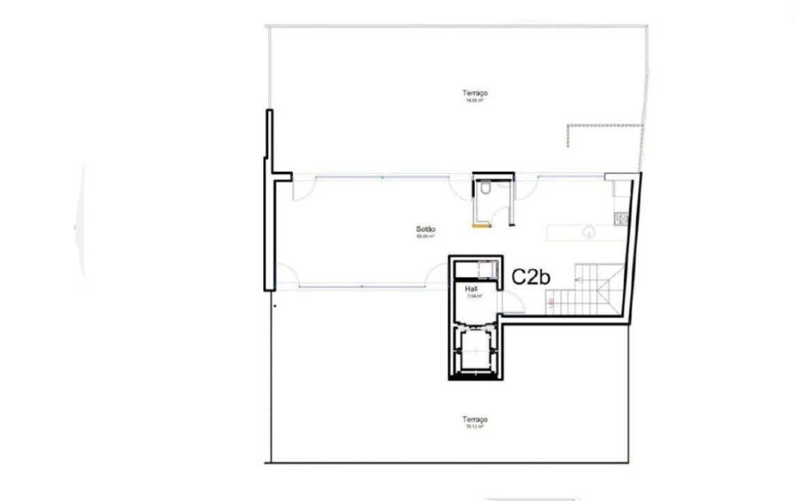 Apartamento T3 para Venda em Ílhavo (São Salvador) Planta 2