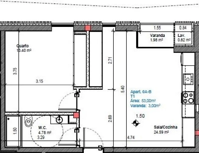 Apartamento T1 para Venda em Gafanha da Boa Hora Foto 20