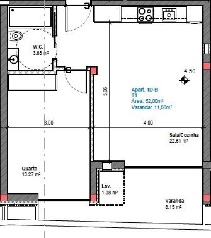 Apartamento T1 para Venda em Gafanha da Boa Hora Foto 30