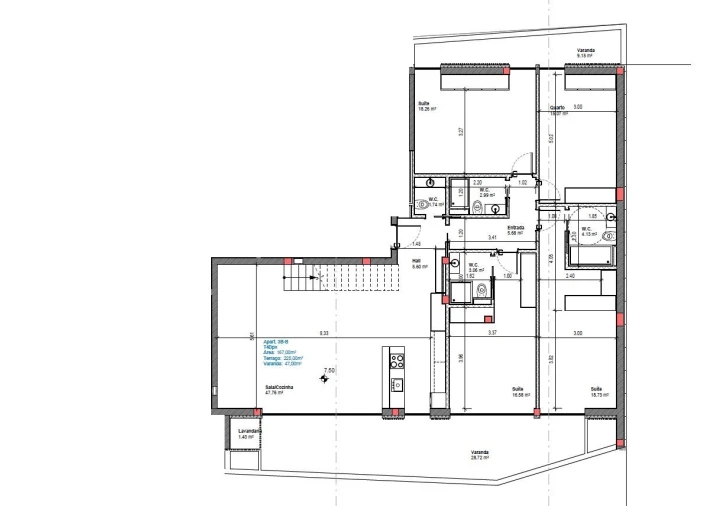 Apartamento T4 para Venda em Gafanha da Boa Hora Planta 1