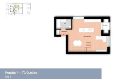 Apartamento T3 para Venda em Glória e Vera Cruz