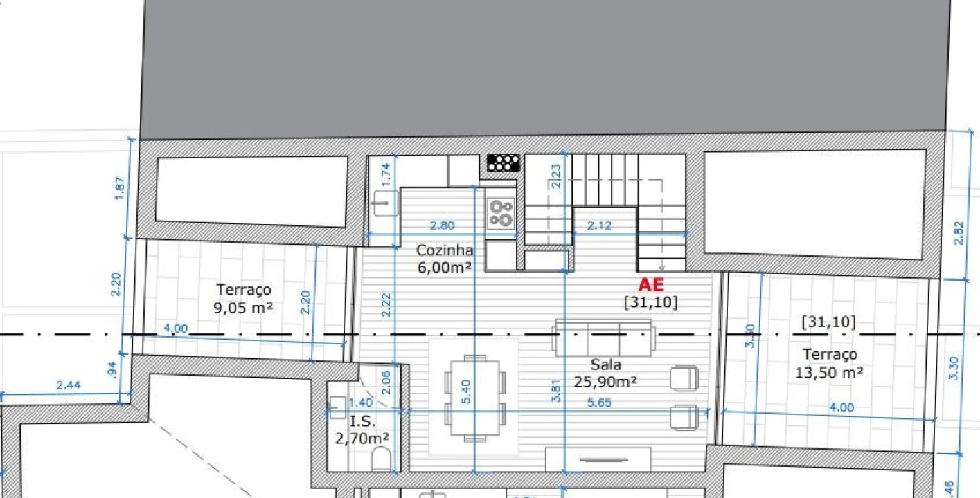 Apartamento T2 para Venda em Glória e Vera Cruz Foto 12