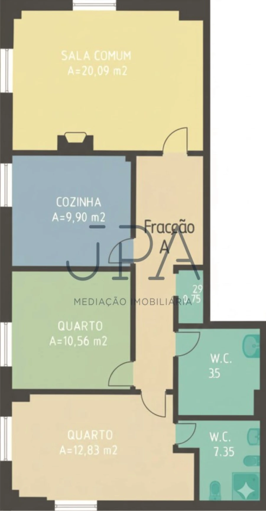 Apartamento T2 para Venda em Vila Real de Santo Antonio Foto 35