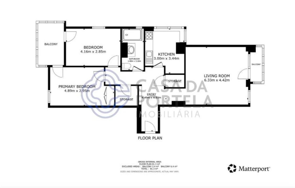 Apartamento T2 para Venda em Mafamude e Vilar do Paraíso Foto 45
