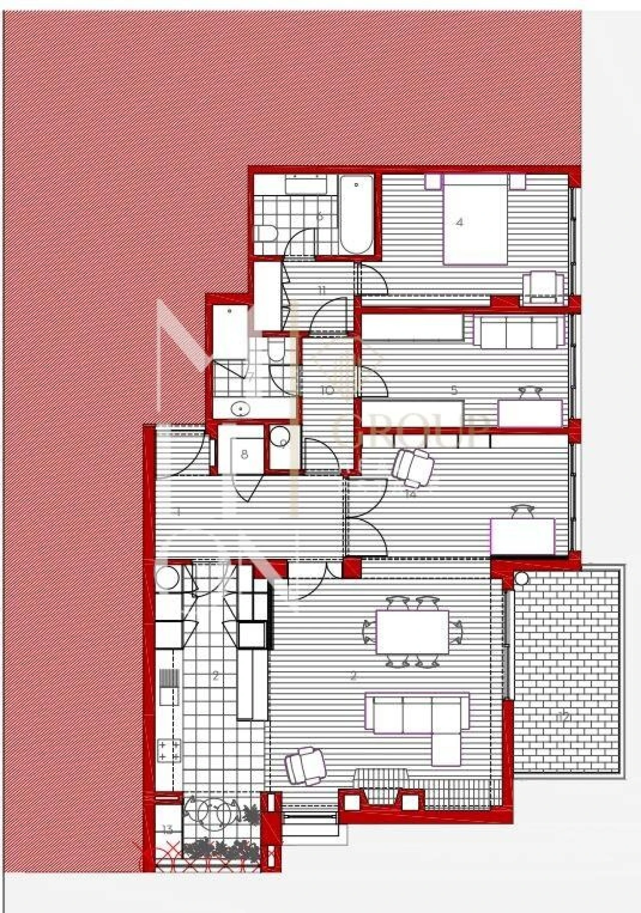 Apartamento T3 para Venda em Aldoar, Foz do Douro e Nevogilde Foto 40