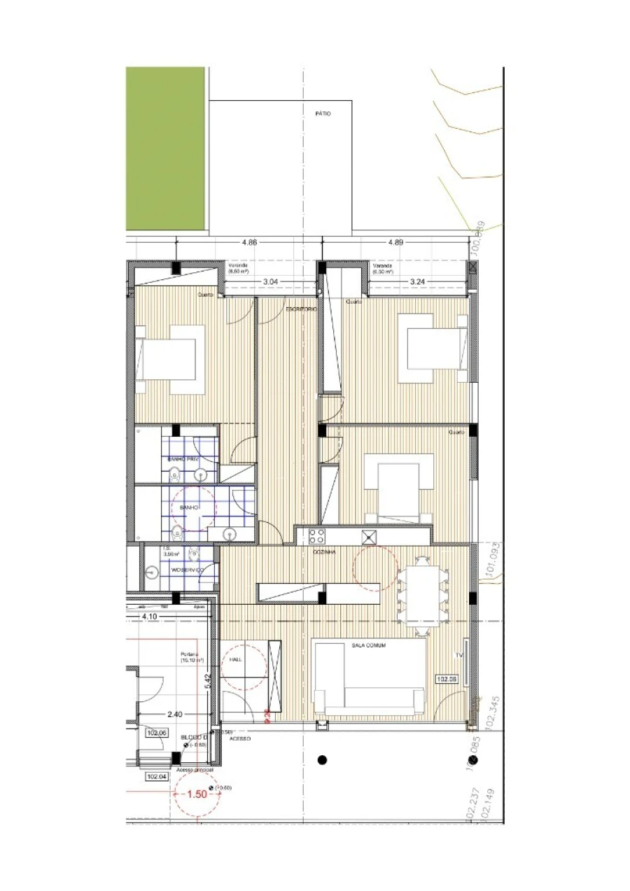 Apartamento T3 para Venda em Rebordões Foto 2