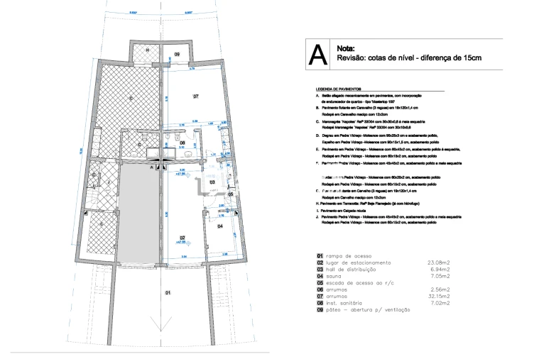 Moradia T4 para Venda em Quarteira Planta 1