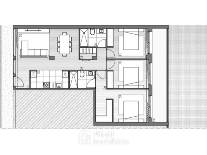 Apartamento T3 para Venda em São Torcato Foto 6