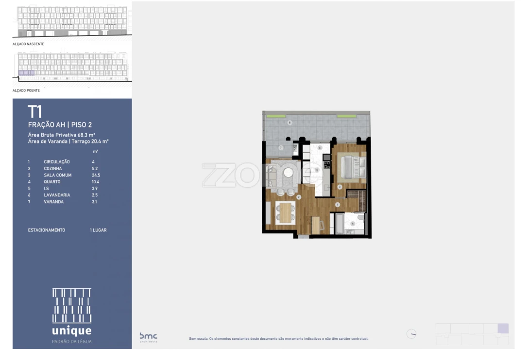 Apartamento T1 para Venda em Custóias, Leça do Balio e Guifões Foto 12