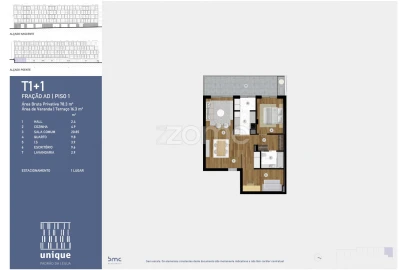 Apartamento T2 para Venda em Custóias, Leça do Balio e Guifões