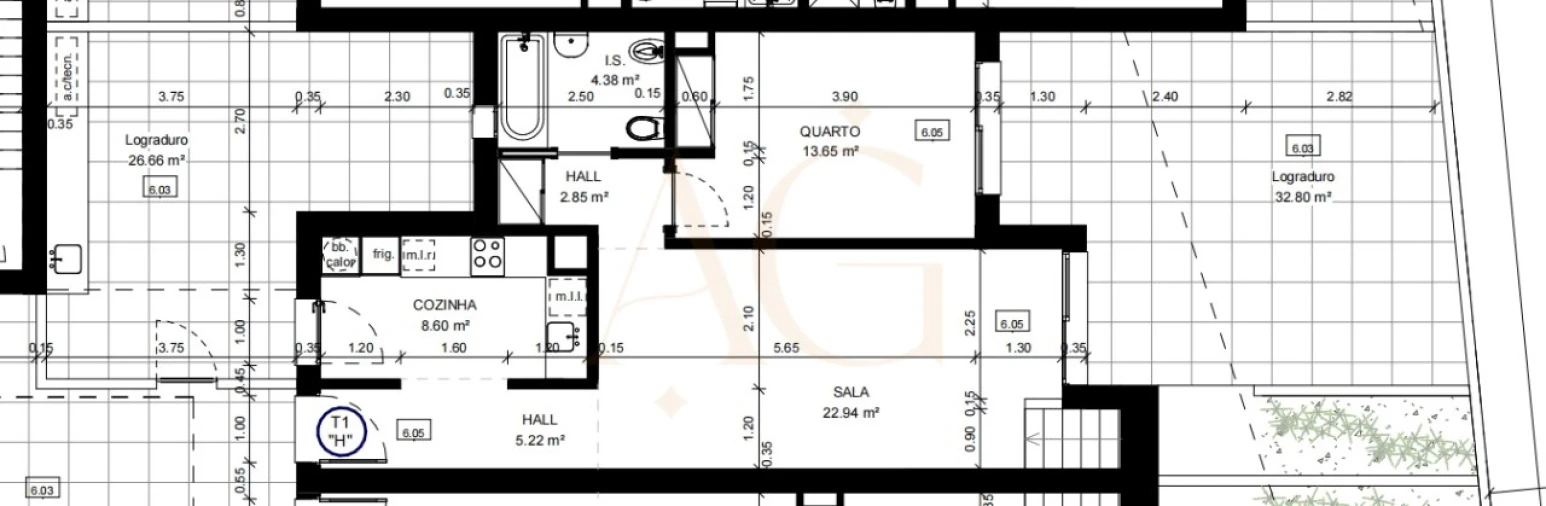 Apartamento T1 para Venda em Conceição e Cabanas de Tavira Foto 23