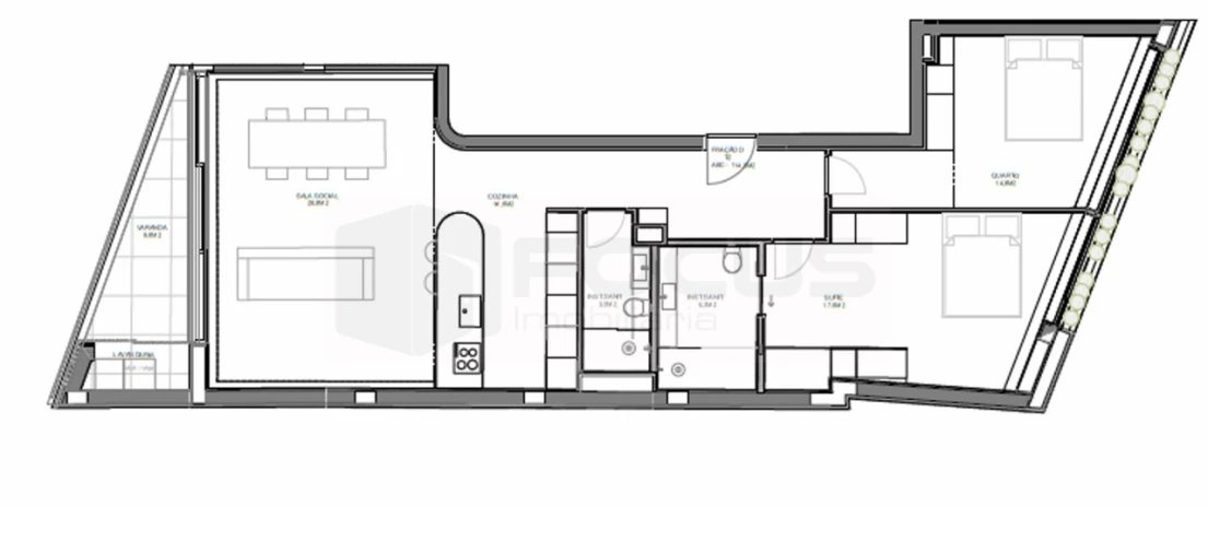 Apartamento T2 para Venda em São Bernardo Foto 21