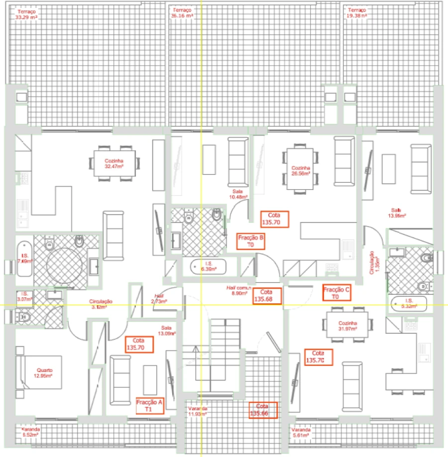 Apartamento T1 para Venda em Santa Eufémia e Boa Vista Foto 19