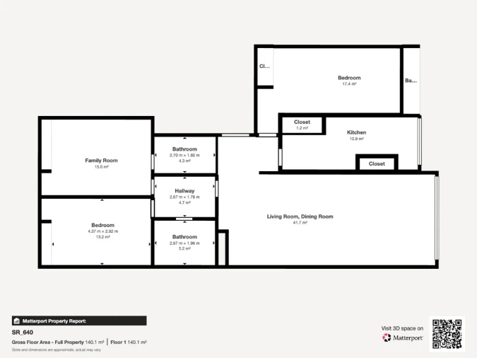 Apartamento T3 para Venda em Cascais e Estoril Planta 1