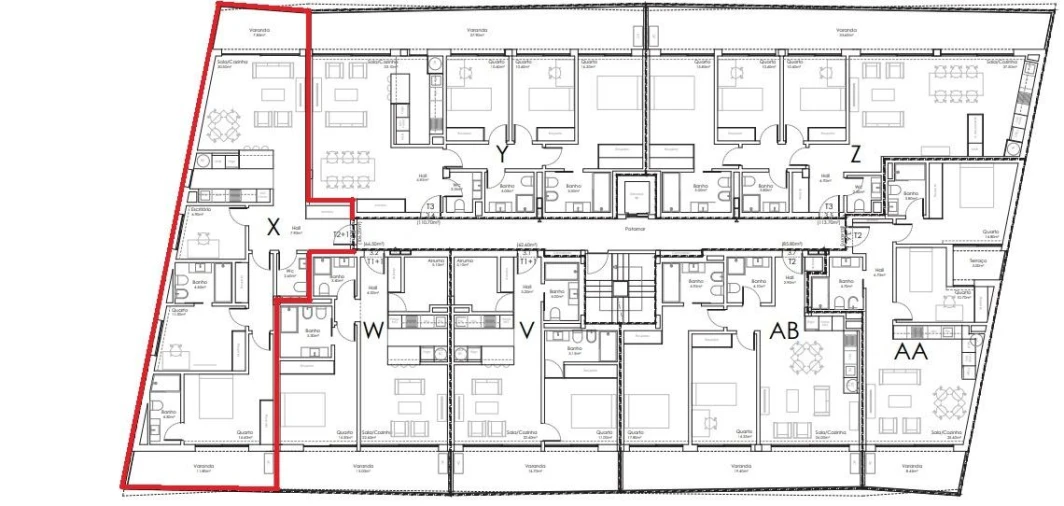 Apartamento T3 para Venda em Madalena Foto 8