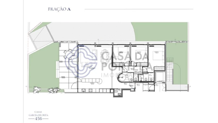 Apartamento T3 para Venda em Aldoar, Foz do Douro e Nevogilde Planta 1