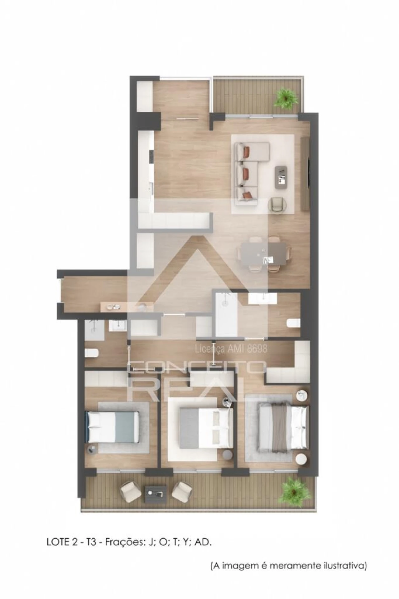Apartamento T3 para Venda em Lordelo Foto 4